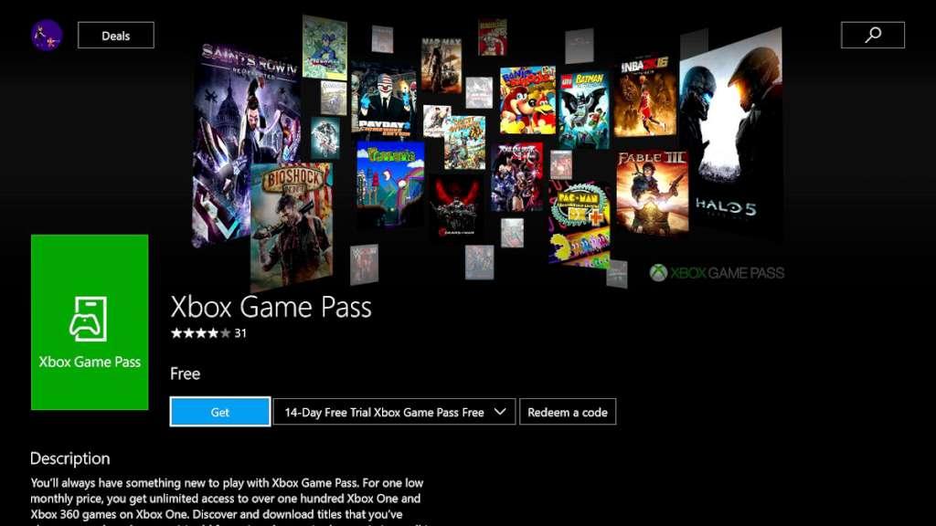 Xbox Game Pass for PC - 7 days Trial PC Windows CD Key (ONLY FOR NEW ACCOUNTS, valid for a week after purchase)