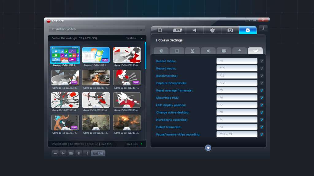 Action! - Gameplay Recording and Streaming PC Steam Account
