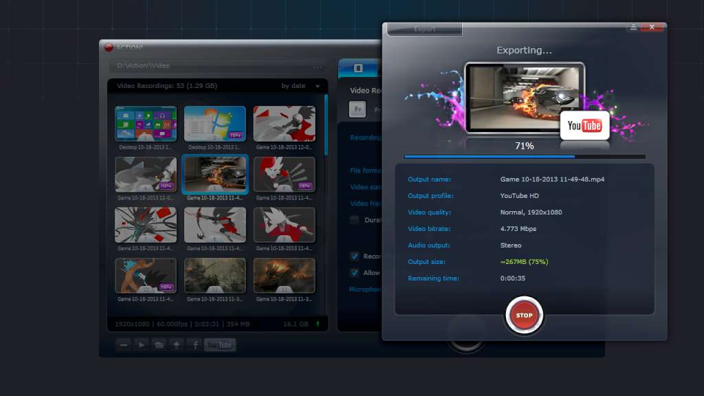 Action! - Gameplay Recording and Streaming PC Steam Account