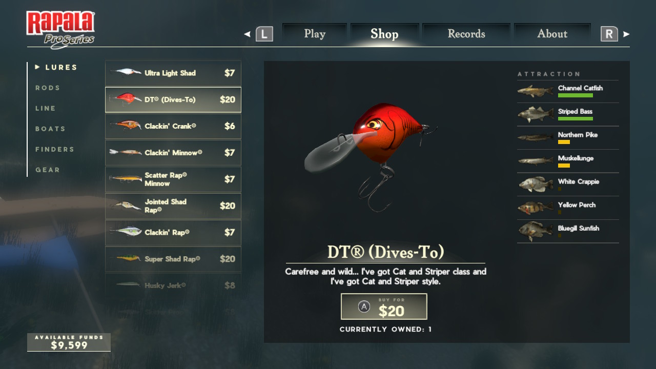 Rapala Fishing Pro Series XBOX One / Xbox Series X|S Account