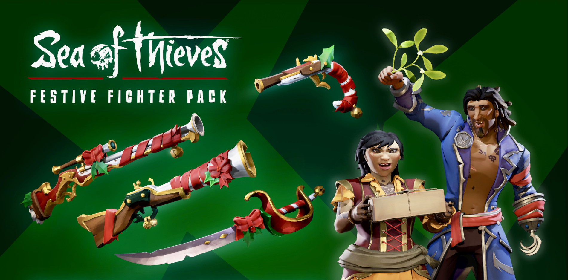 Sea of Thieves - Festive Fighter Pack DLC XBOX One / Xbox Series X|S CD Key