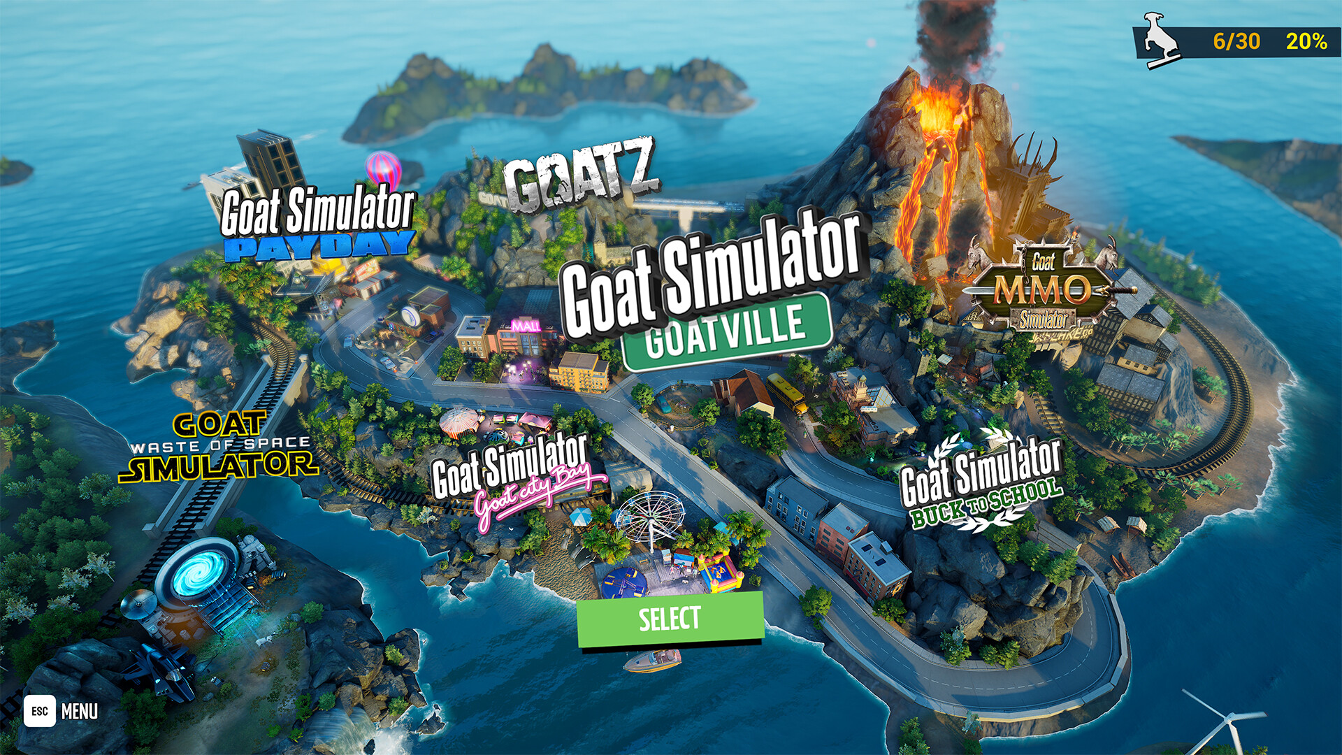 Goat Simulator: Remastered PC Steam CD Key