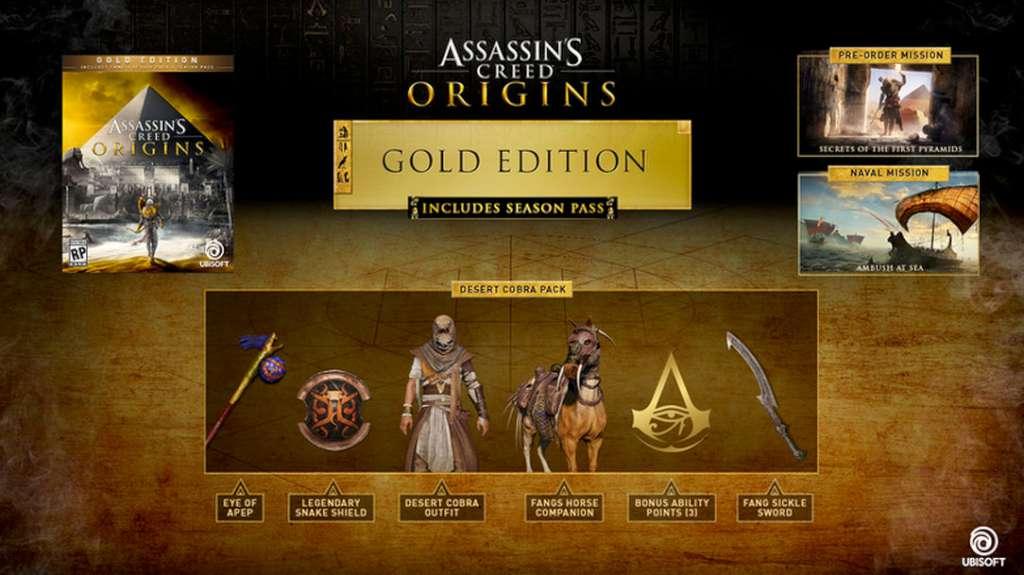 Assassin's Creed Origins Gold Edition PC Epic Games Account