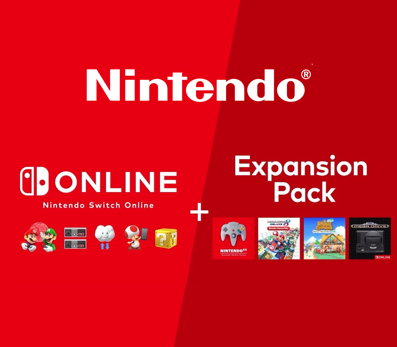 Nintendo Switch Online - 12 Months (365 Days) Individual Membership + Expansion Pack JP