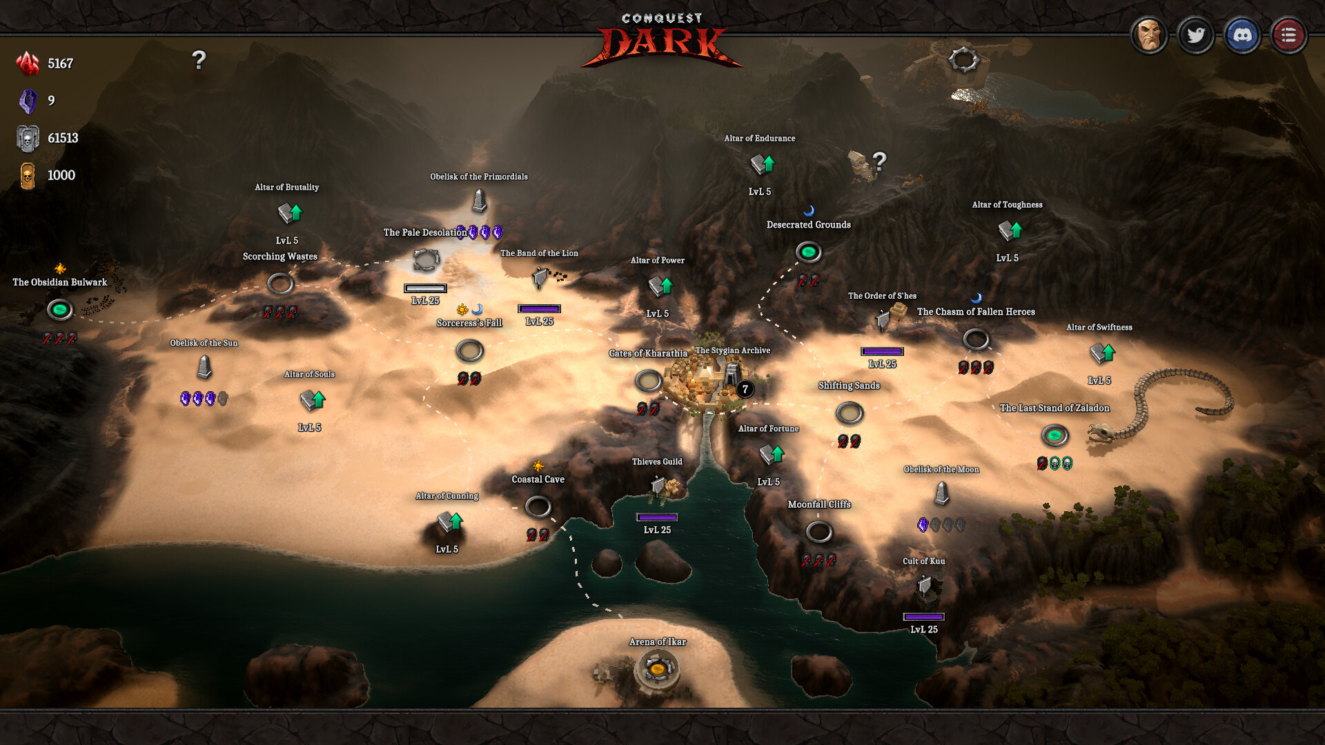 Conquest Dark PC Steam Account