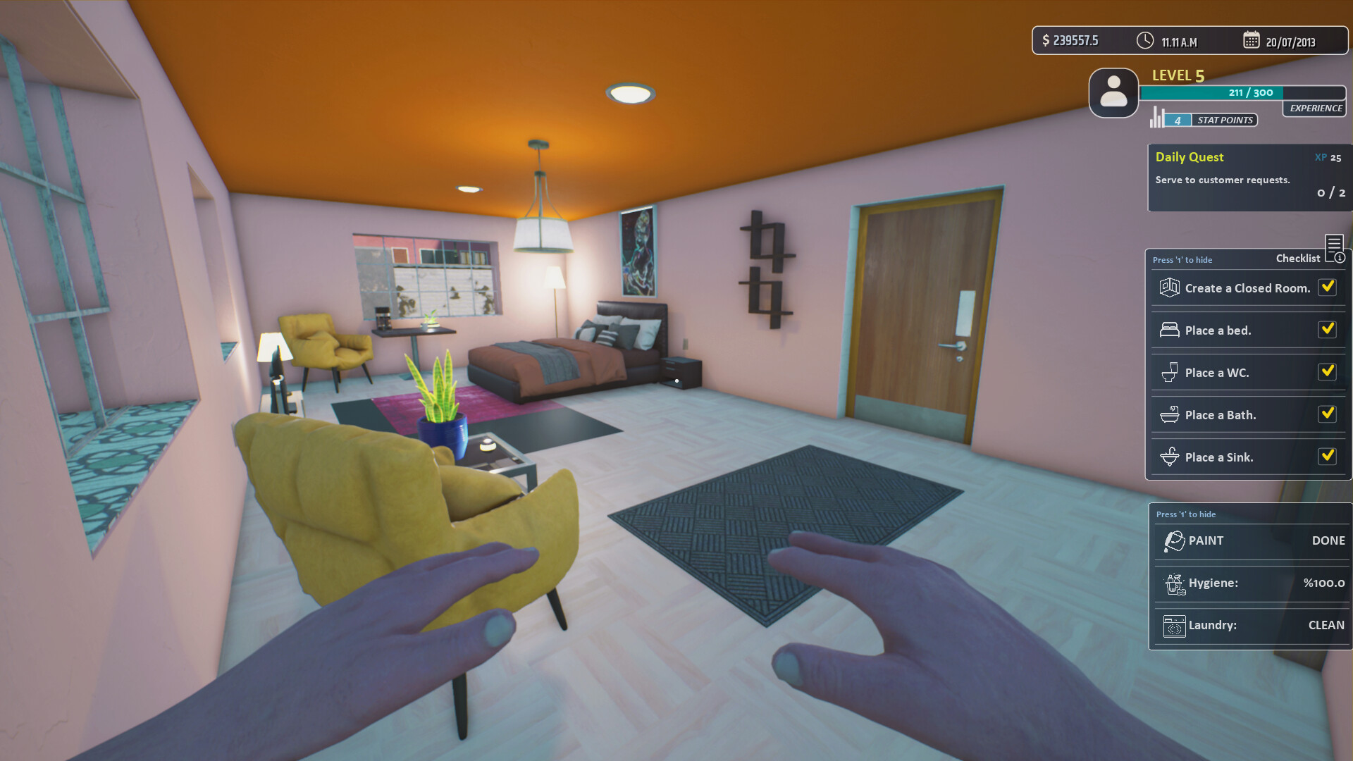 Hotel Owner Simulator PC Steam Account