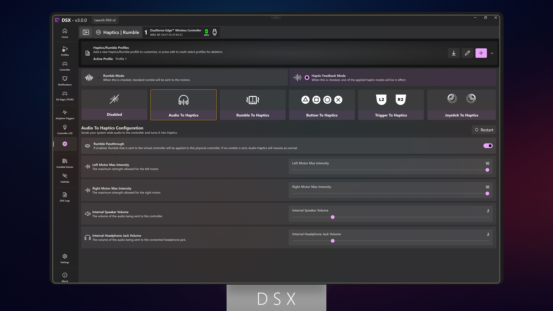 DSX PC Steam Account