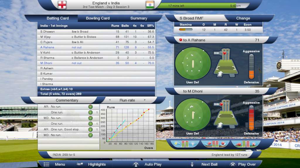 Cricket Captain 2014 PC Steam Account