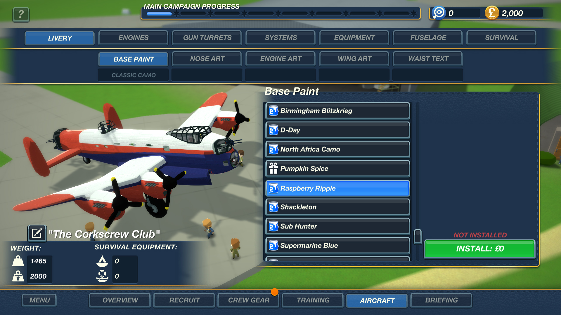 Bomber Crew - Skin Pack 2 DLC PC Steam CD Key