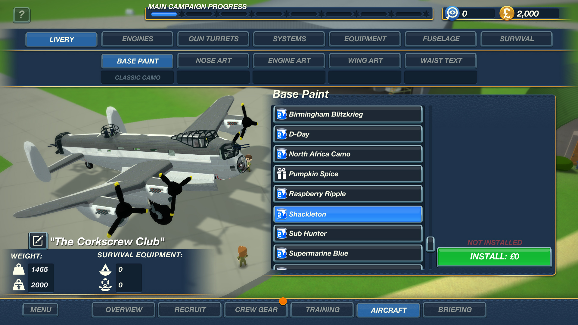 Bomber Crew - Skin Pack 2 DLC PC Steam CD Key