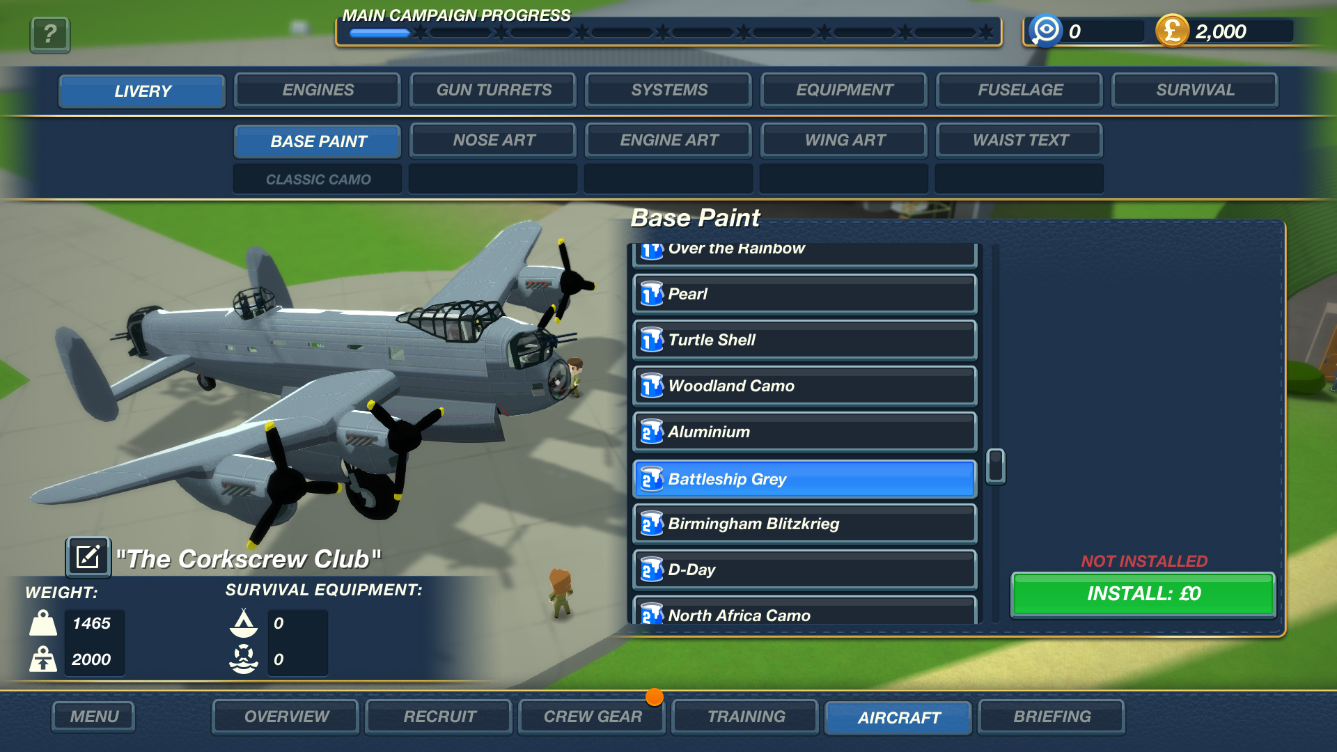 Bomber Crew - Skin Pack 2 DLC PC Steam CD Key