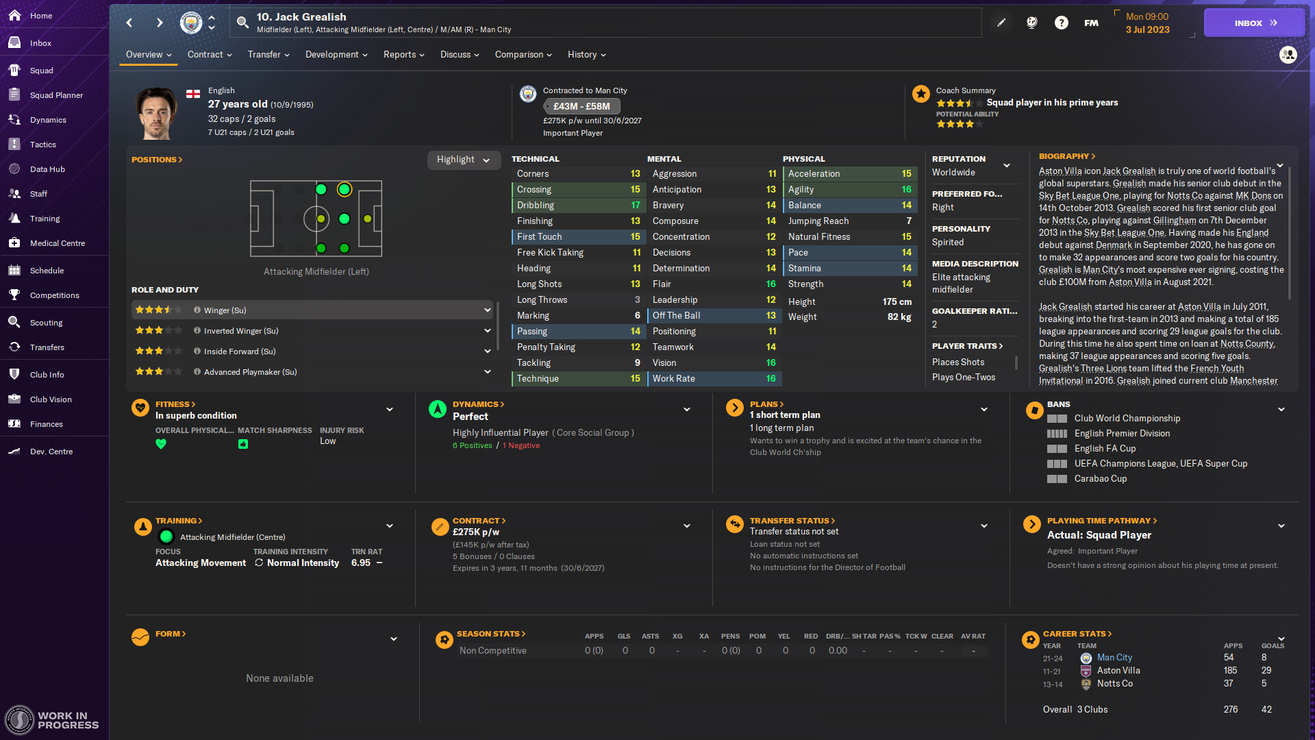Football Manager 2024 Console PS5 Access