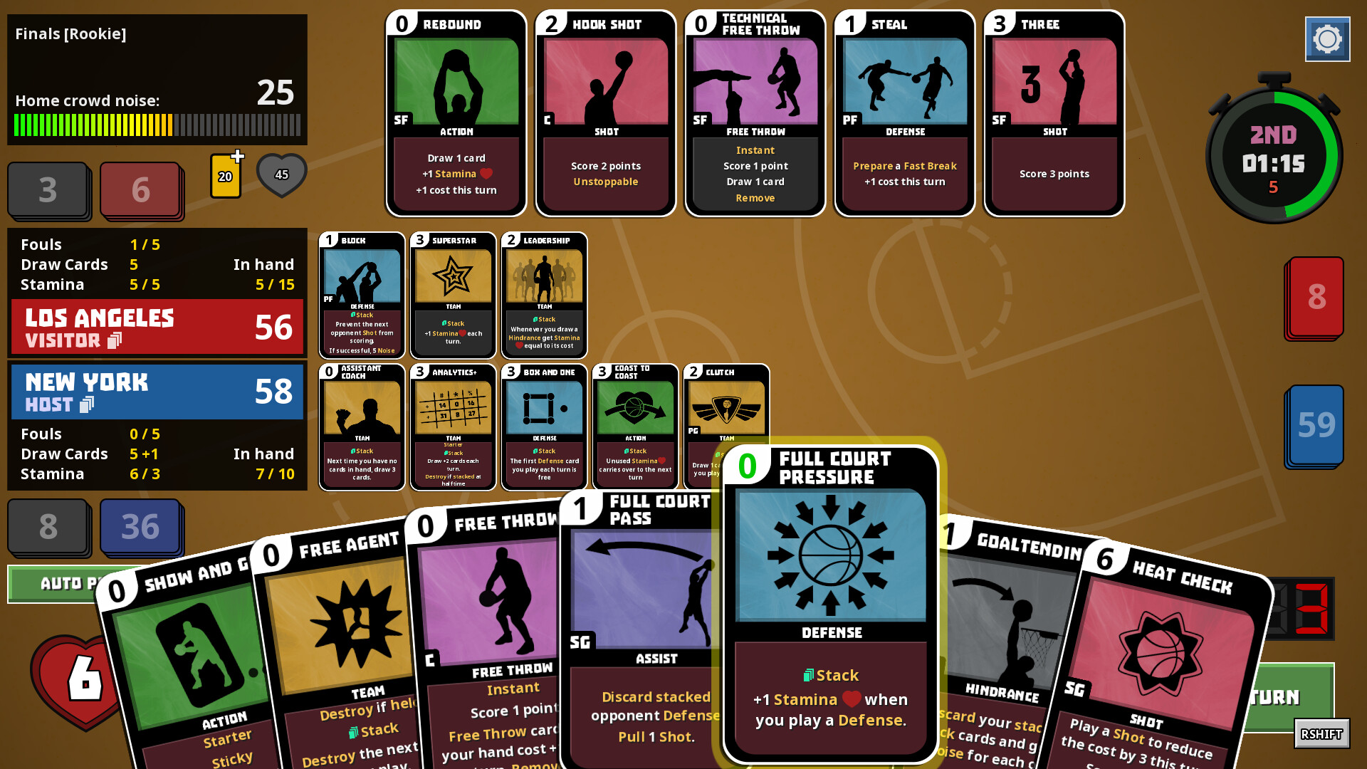 Clutchtime: Basketball Deckbuilder PC Steam CD Key