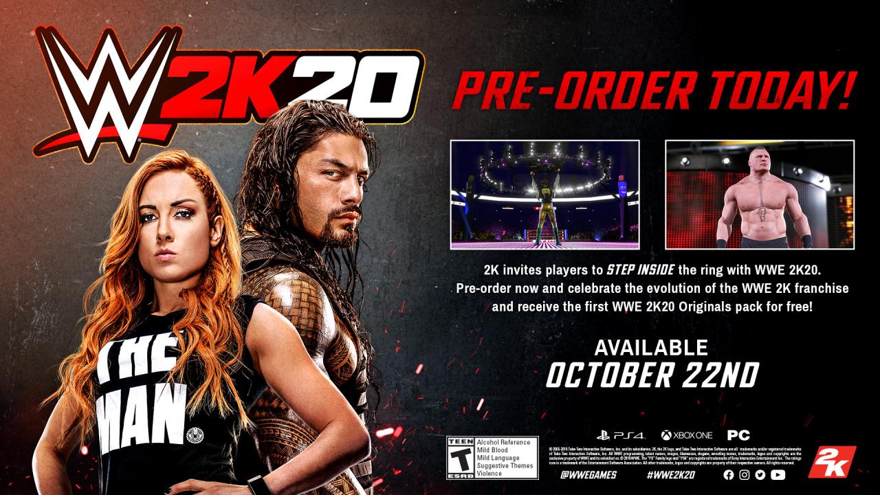 WWE 2K20 XBOX One / Xbox Series X|S Access
