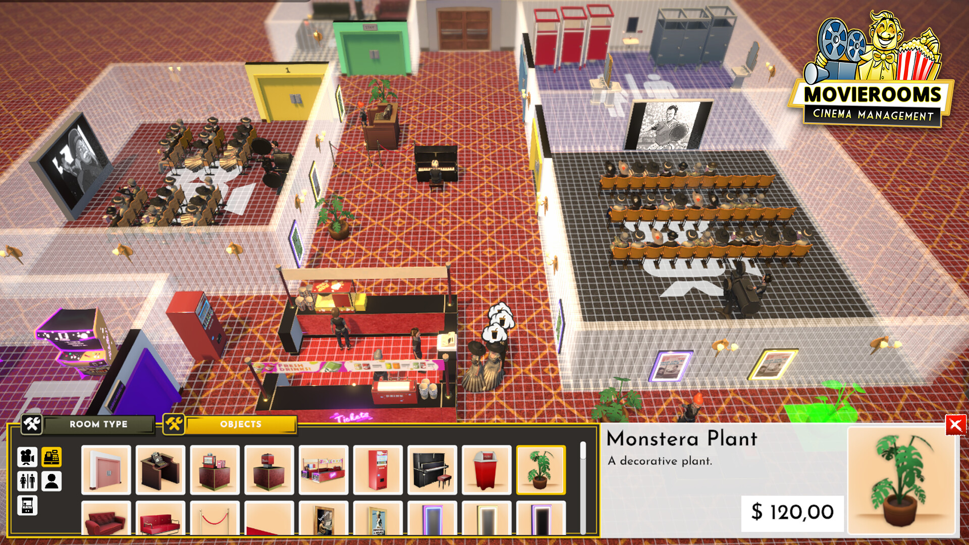 Movierooms - Cinema Management PC Steam CD Key