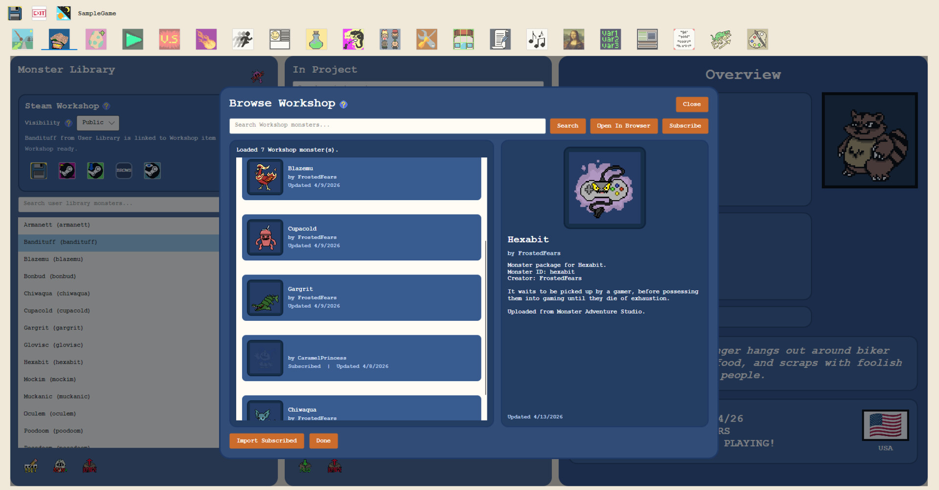 Monster Adventure Studio PC Steam CD Key