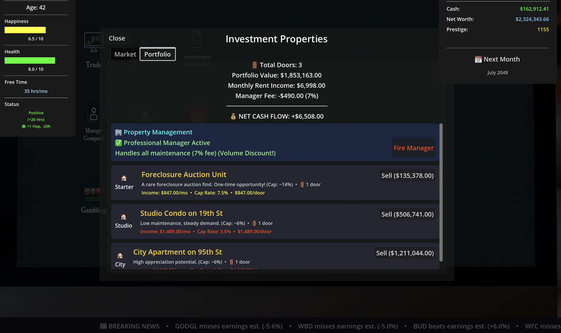 SELF MADE: Investment Life Sim PC Steam CD Key