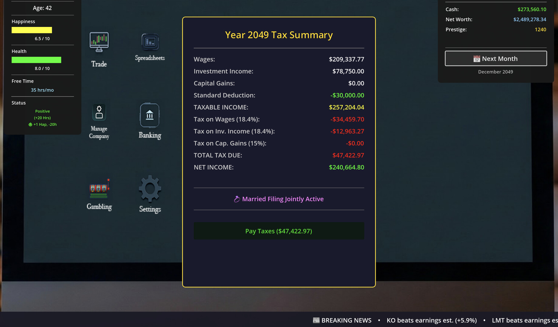 SELF MADE: Investment Life Sim PC Steam CD Key