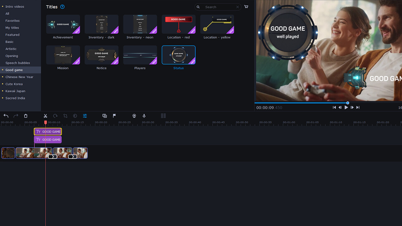 Movavi Video Editor 2025 - Cinematic Set DLC PC Steam CD Key