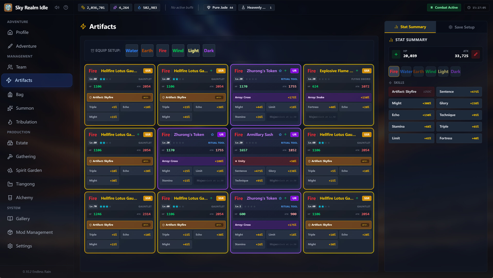 Sky Realm Idle PC Steam Klucz cyfrowy