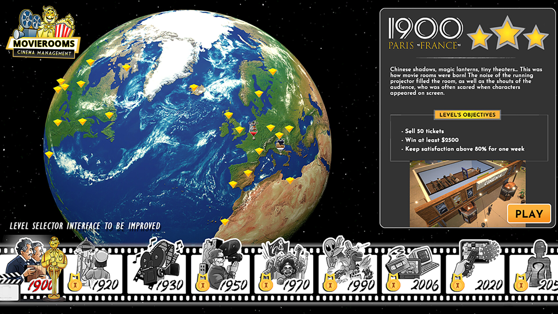 Movierooms - Cinema Management PC Steam CD Key
