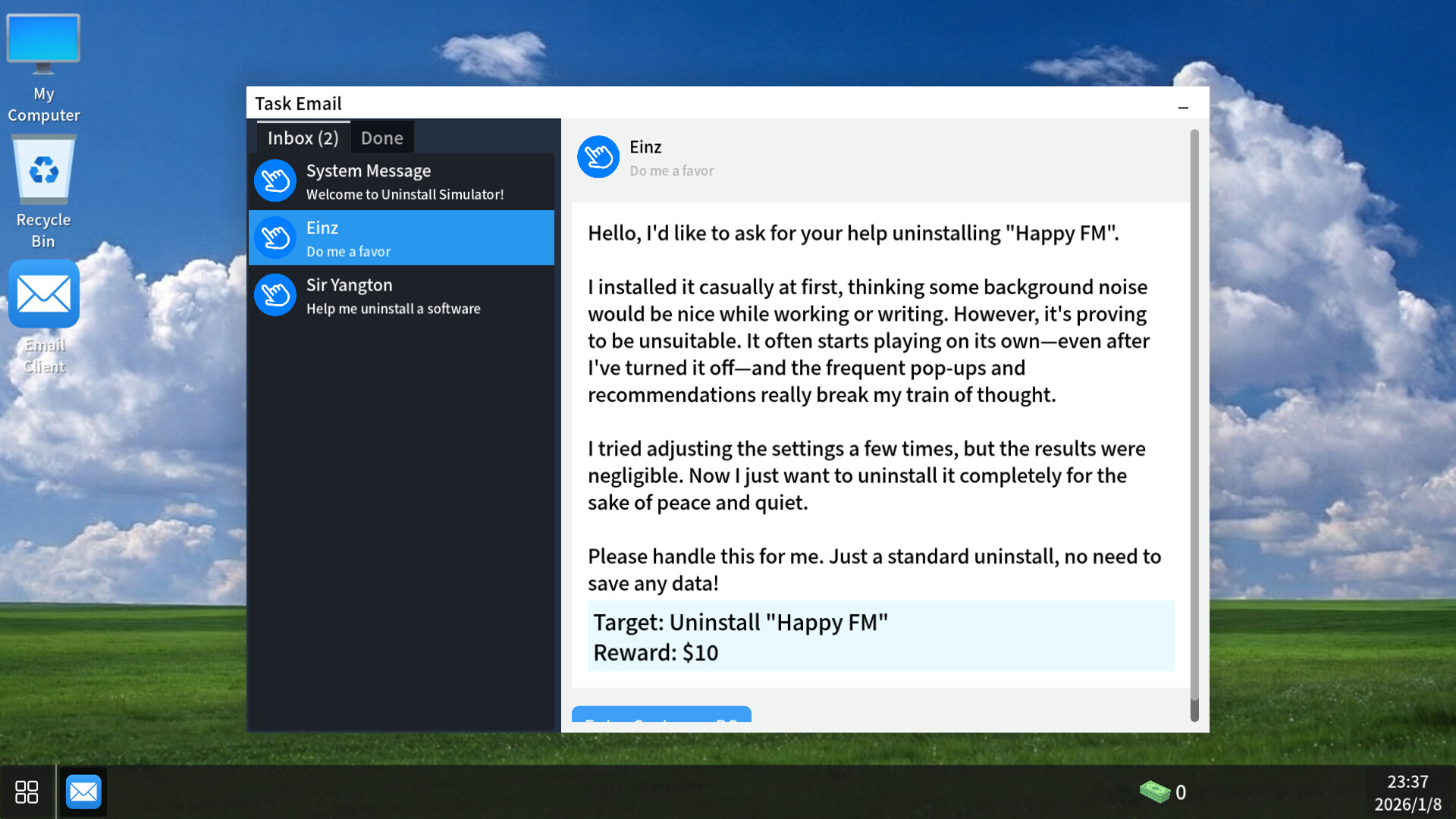 Uninstall Simulator PC Steam CD Key