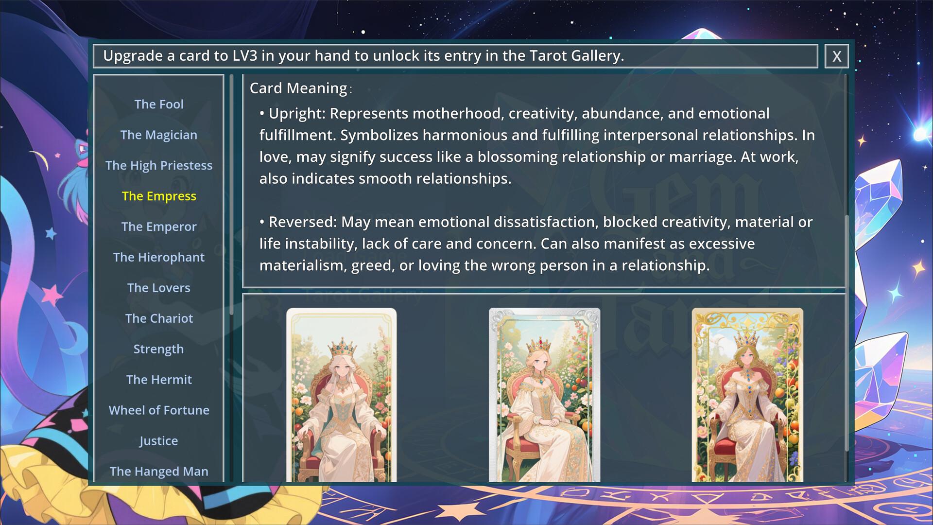 Gem and Tarot PC Steam CD Key