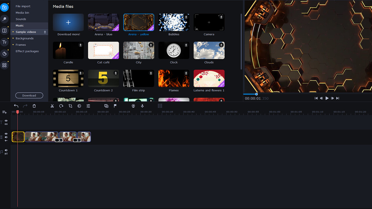Movavi Video Editor 2025 - Cinematic Set DLC PC Steam CD Key