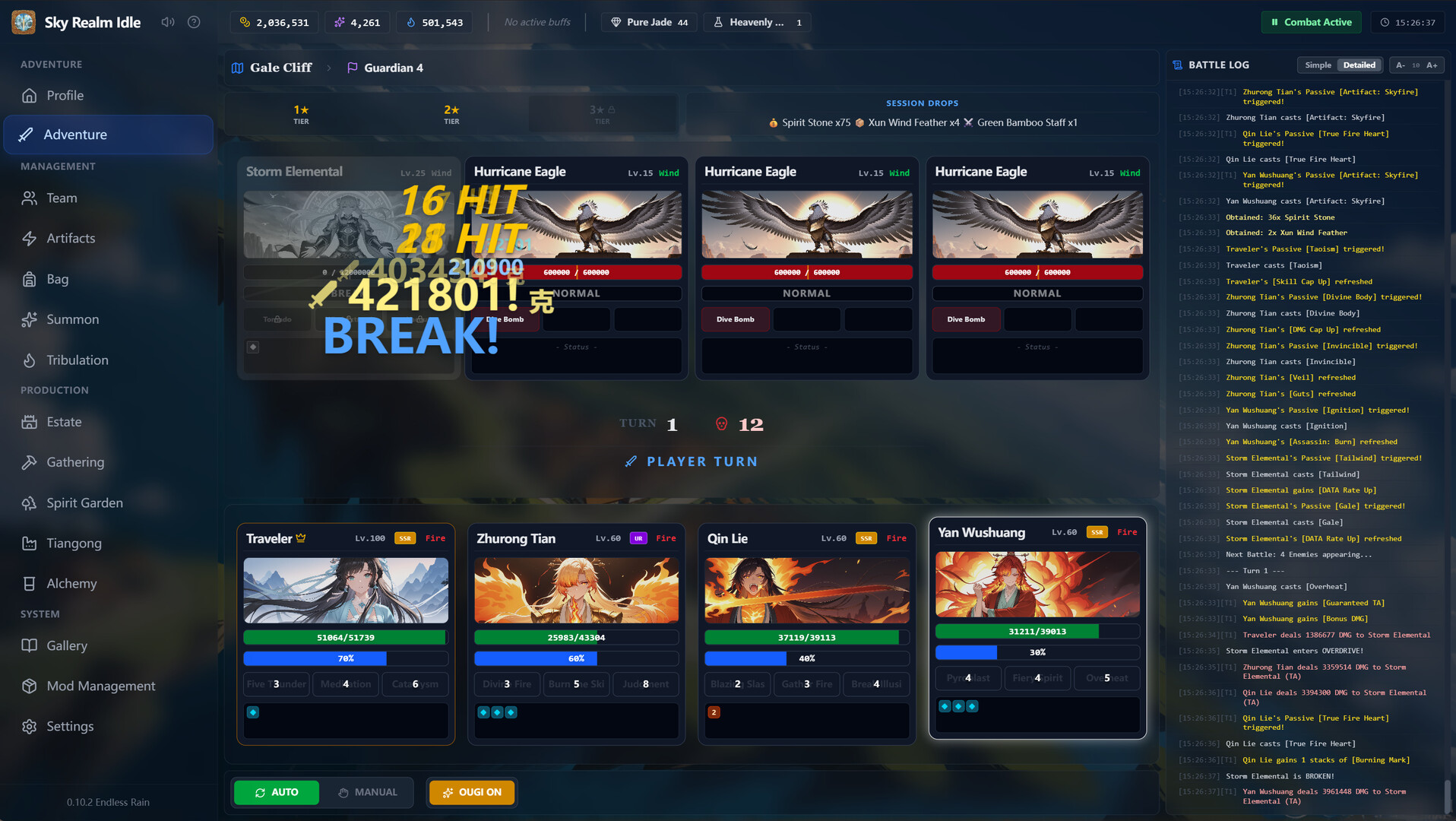 Sky Realm Idle PC Steam Klucz cyfrowy