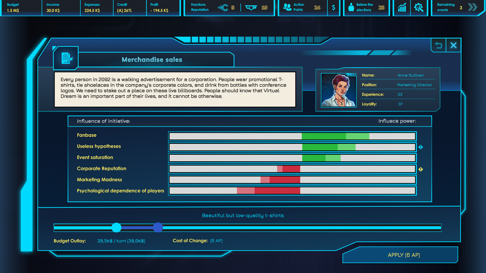 CEO Sim: Cyberpunk PC Steam CD Key