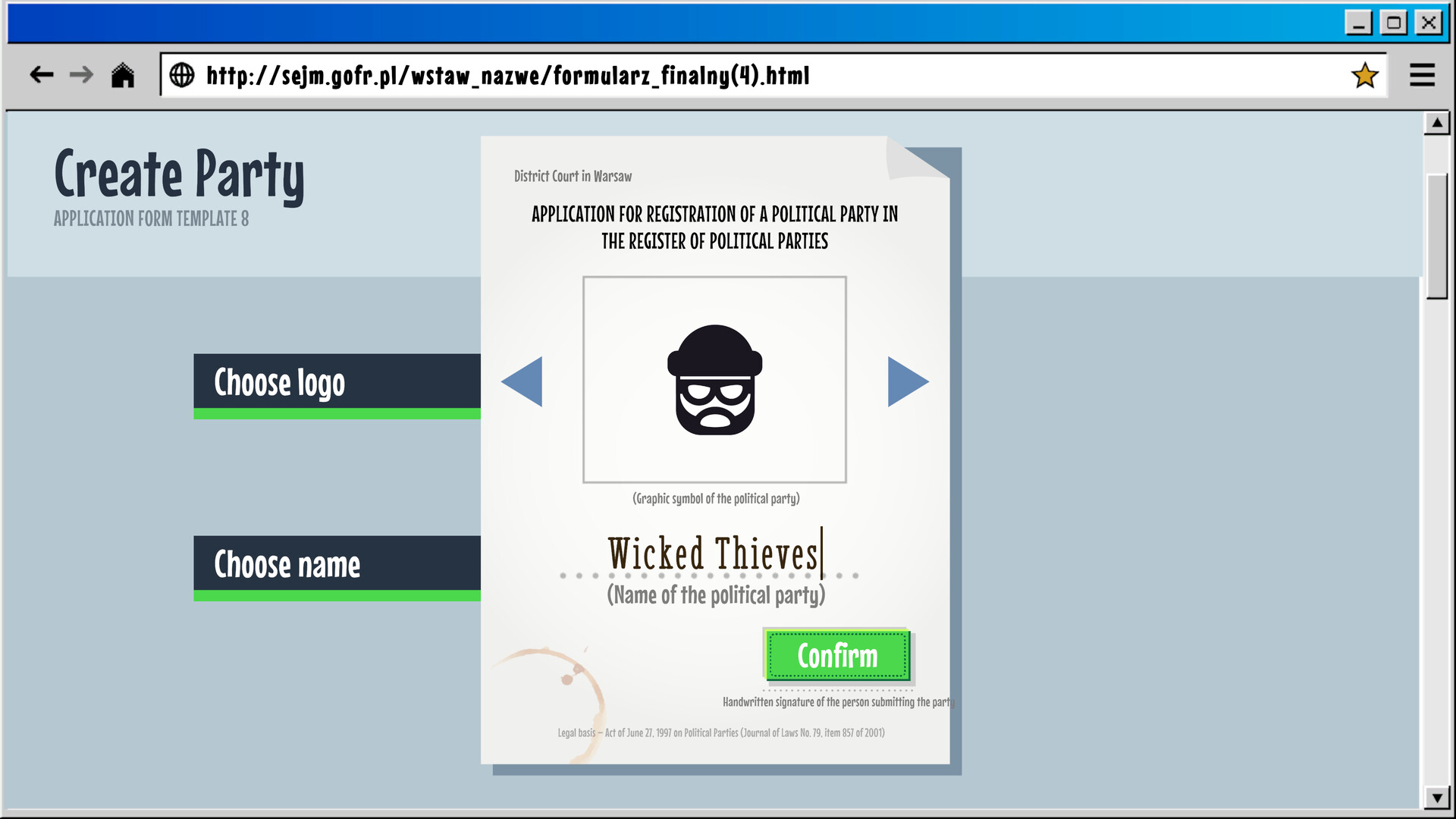 Politics The Game PC Steam Account