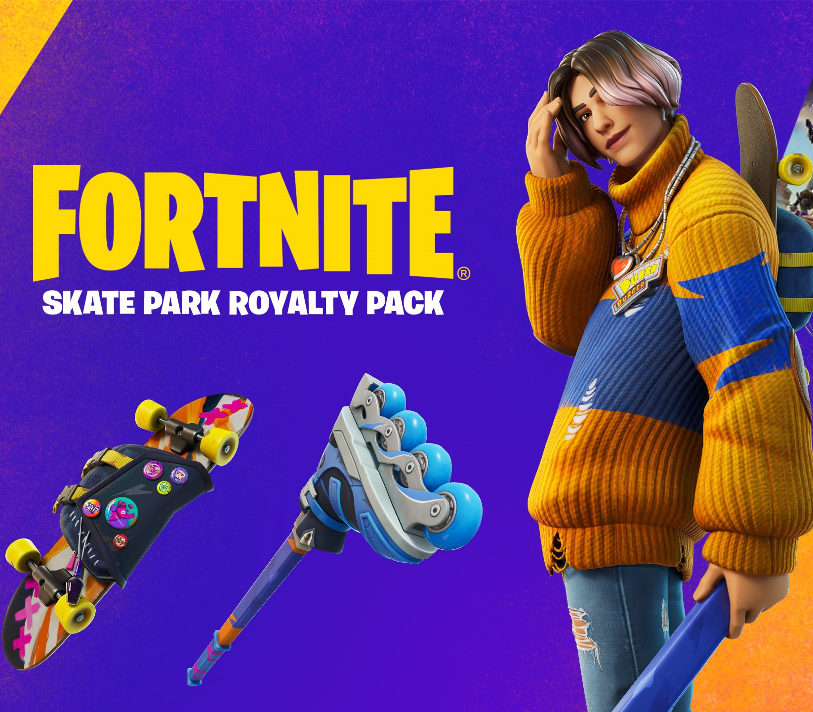Fortnite - Skate Park Royalty Pack DLC ZA XBOX One / Xbox Series X|S CD Key