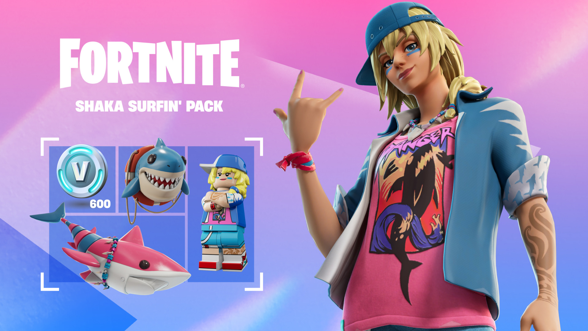 Fortnite - Shaka Surfin' Pack DLC ZA XBOX One / Xbox Series X|S CD Key