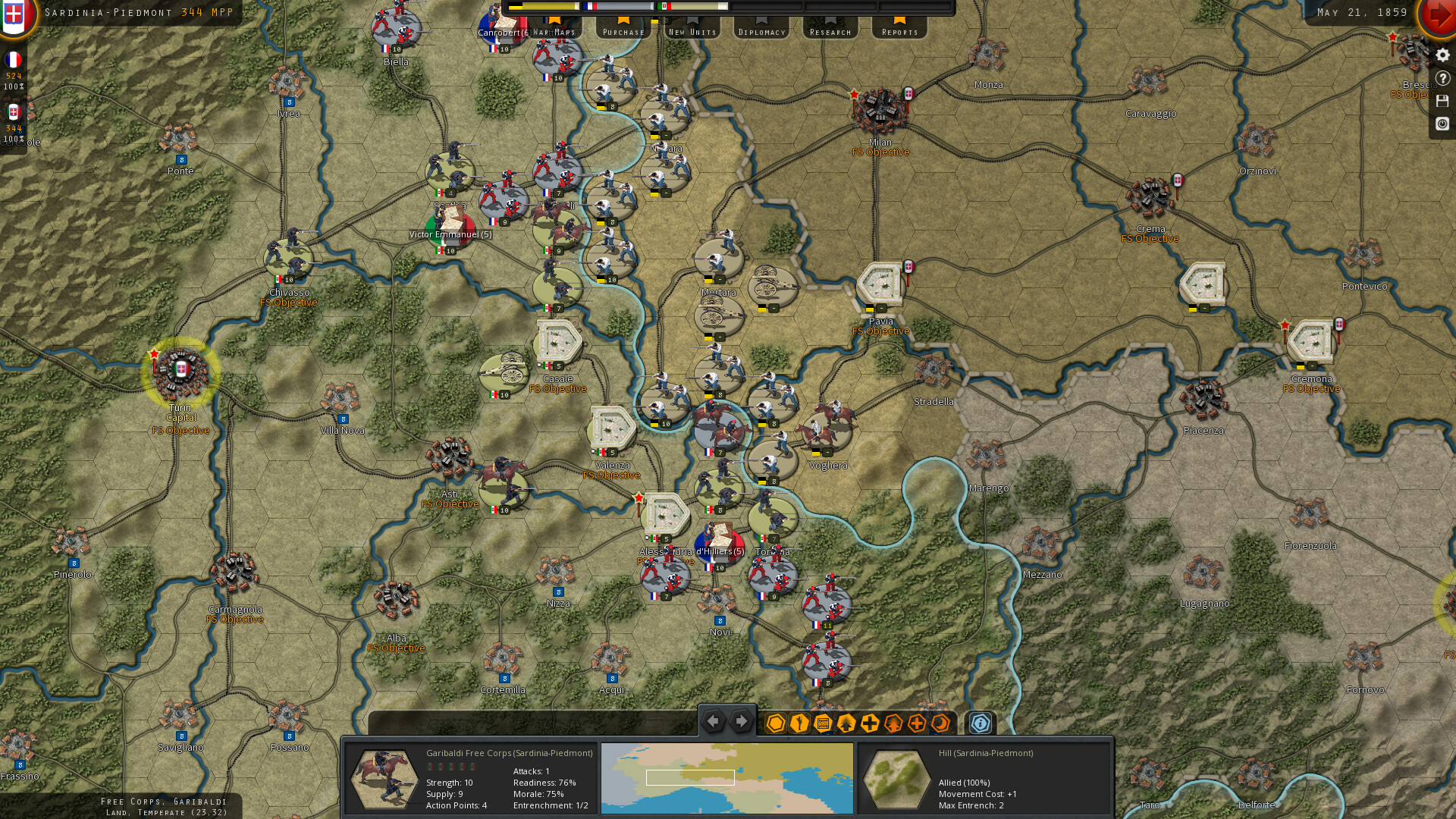 Strategic Command: American Civil War - Concert of Europe DLC PC Steam CD Key
