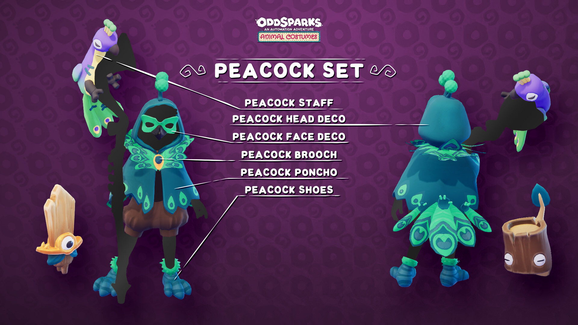 Oddsparks: An Automation Adventure - Tailor's Animal Costumes Pack DLC PC Steam CD Key