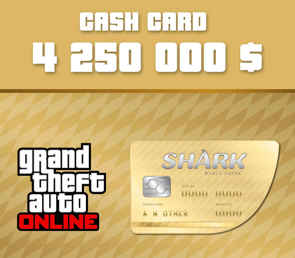 Grand Theft Auto Online - $4,250,000 The Whale Shark Cash Card Xbox Series X|S CD Key