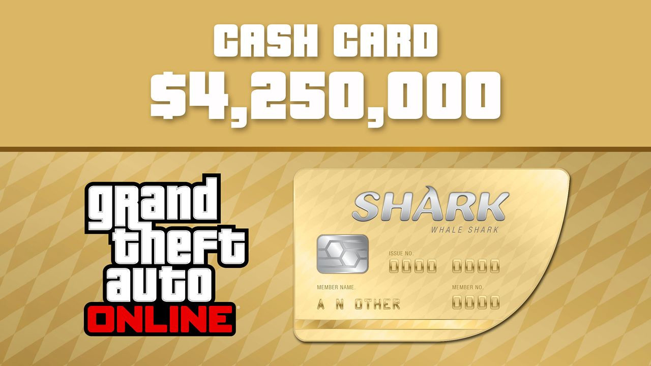 Grand Theft Auto Online - $4,250,000 The Whale Shark Cash Card Xbox Series X|S CD Key
