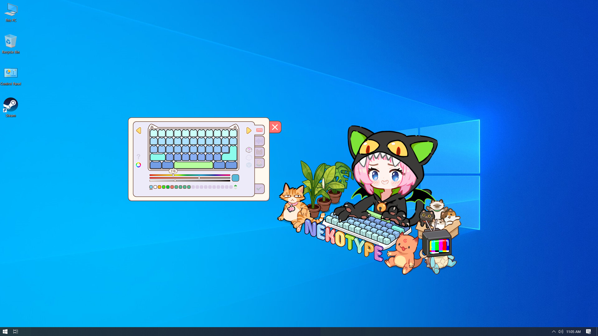 Nekotype Keyboard Cat Simulator PC Steam CD Key