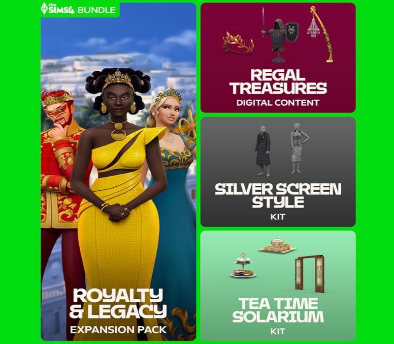 The Sims 4 - Royalty & Legacy Grand Bundle DLC PC EA App CD Key