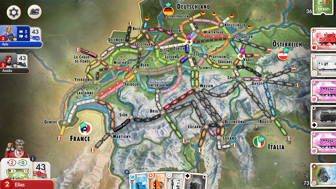 Ticket to Ride - Switzerland Expansion DLC PC Steam CD Key