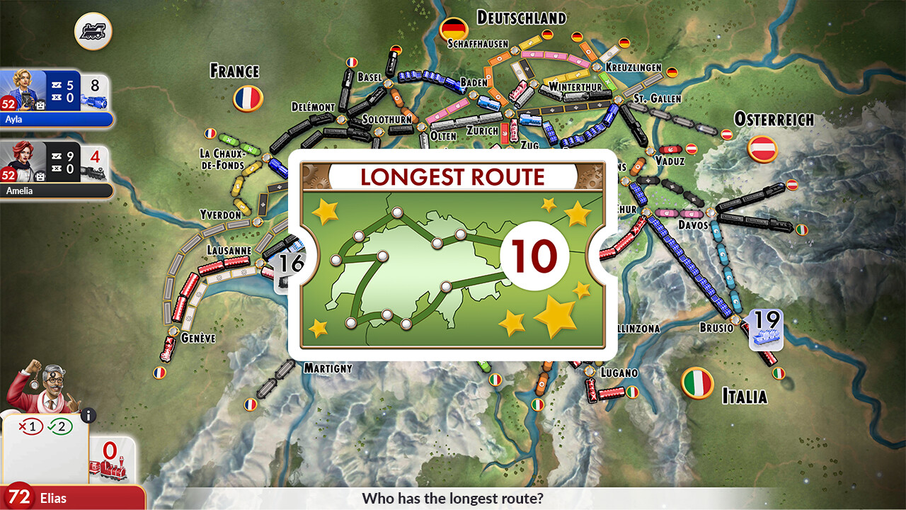Ticket to Ride - Switzerland Expansion DLC PC Steam CD Key