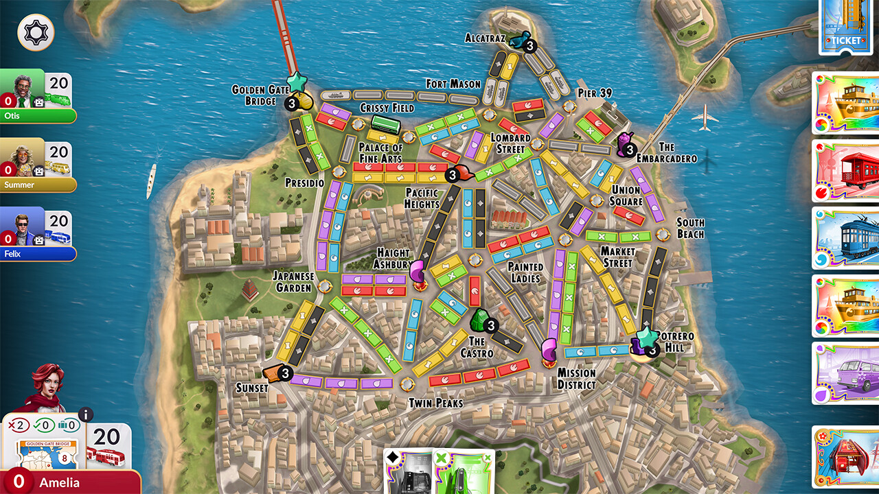 Ticket to Ride - San Francisco City Expansion DLC PC Steam CD Key