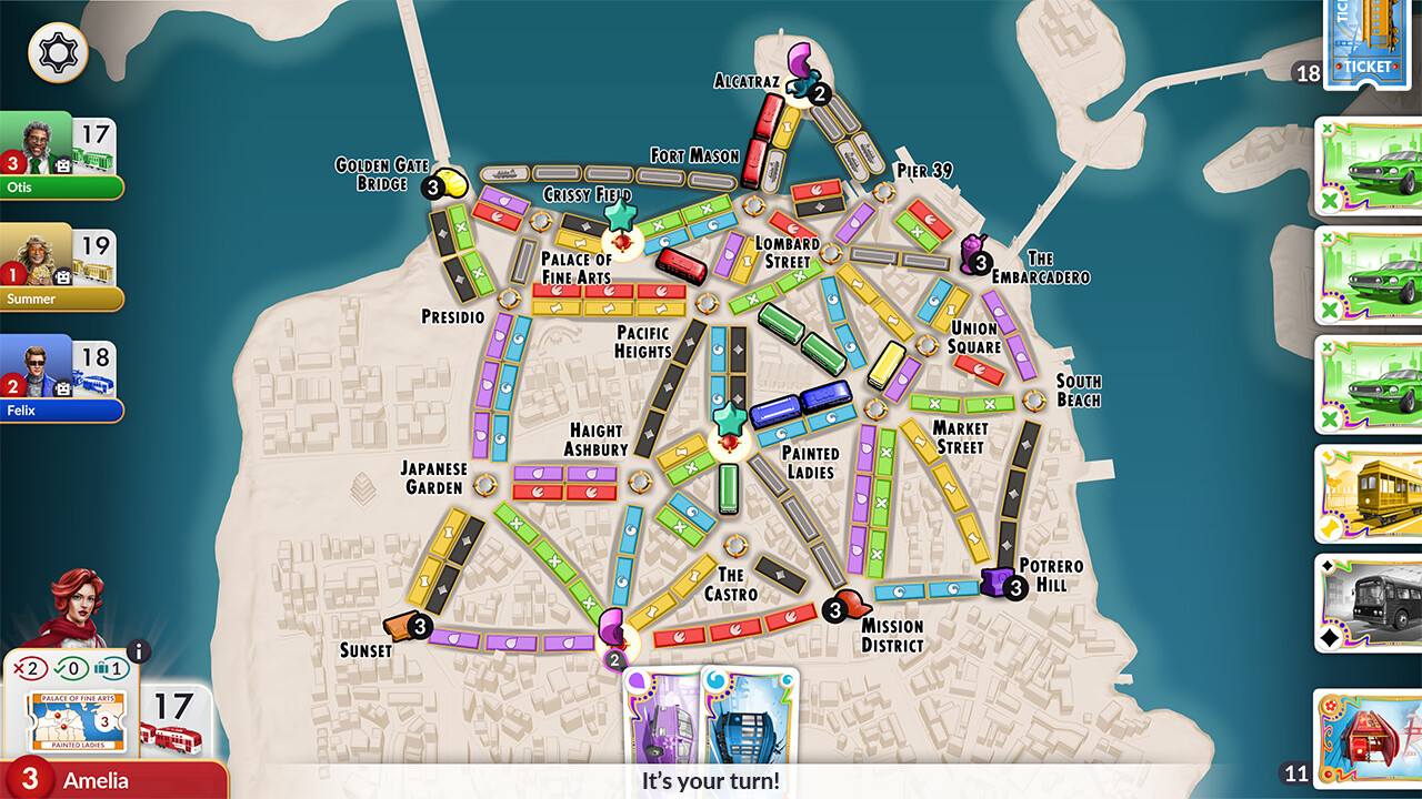 Ticket to Ride - San Francisco City Expansion DLC PC Steam CD Key