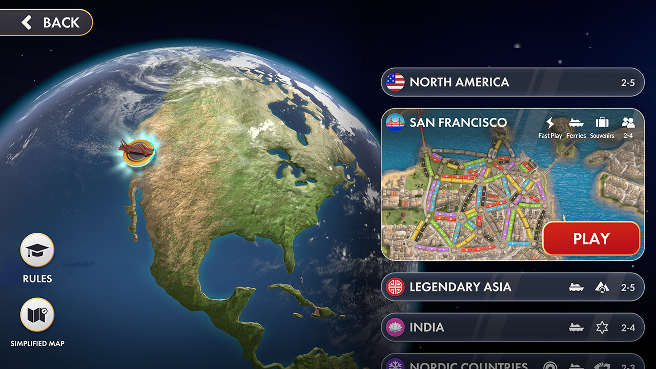 Ticket to Ride - San Francisco City Expansion DLC PC Steam CD Key