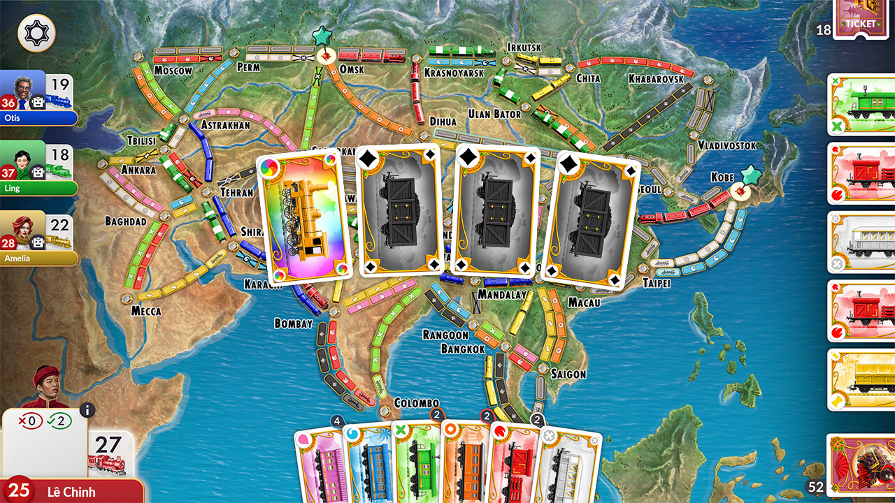 Ticket to Ride - Legendary Asia Expansion DLC PC Steam CD Key