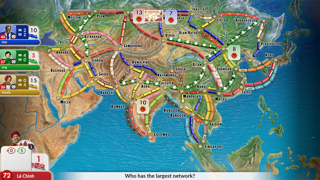 Ticket to Ride - Legendary Asia Expansion DLC PC Steam CD Key