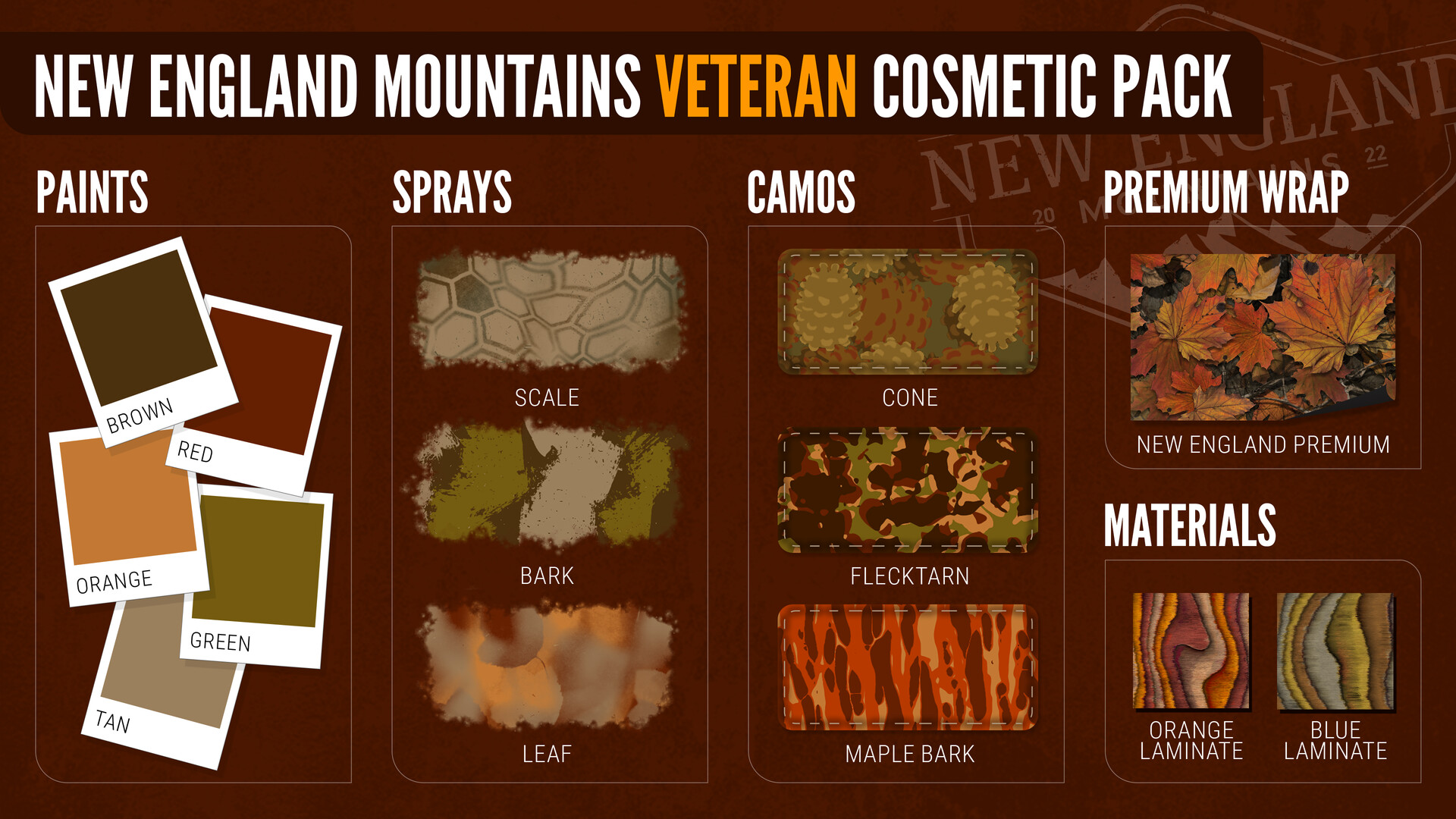 theHunter: Call of the Wild - New England Mountains - Veteran Cosmetic Pack DLC PC Steam CD Key (valid until March, 2027)