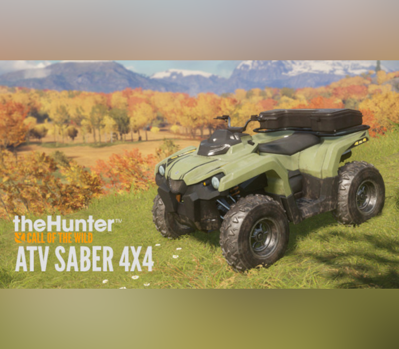 theHunter: Call of the Wild - ATV Saber 4X4 DLC PC Steam CD Key (valid until March, 2027)