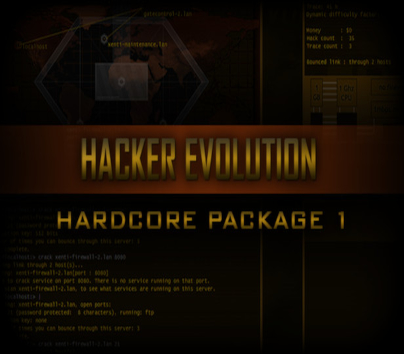 Hacker Evolution - Hardcore Package Part 1 DLC PC Steam CD Key
