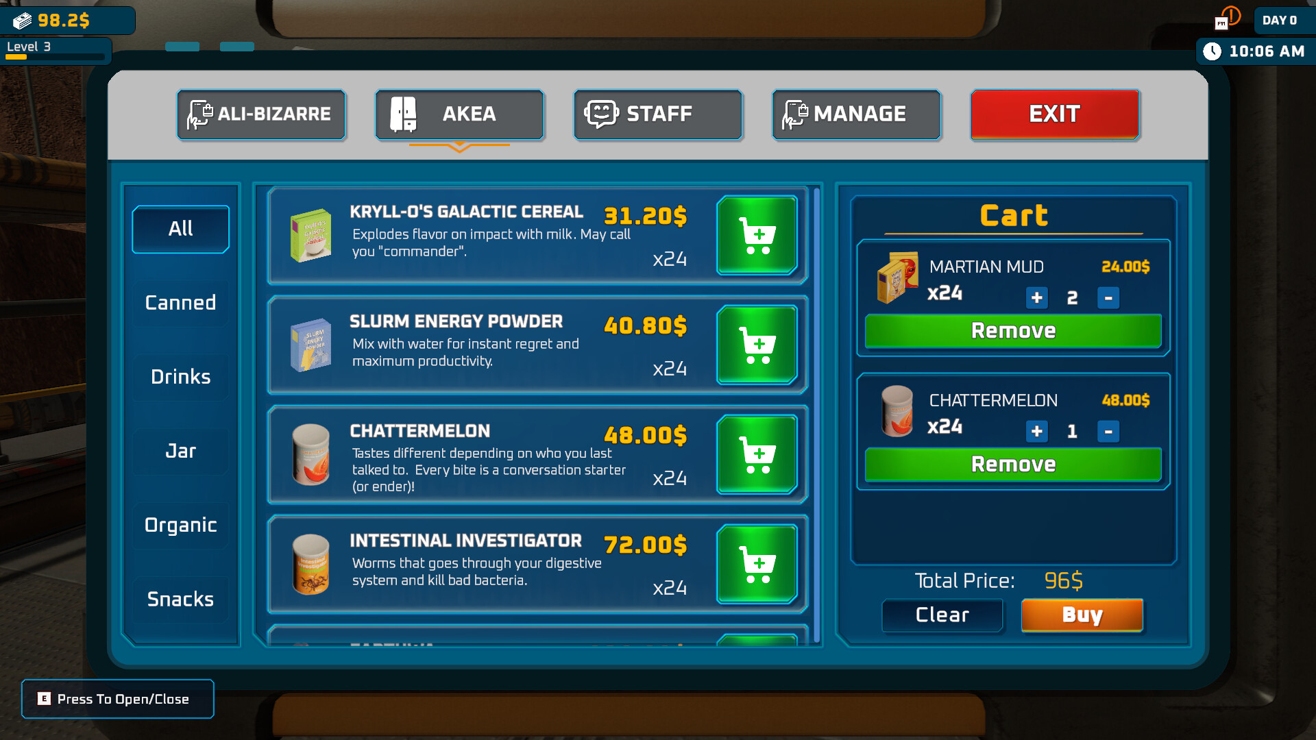 Alien Market Simulator PC Steam CD Key